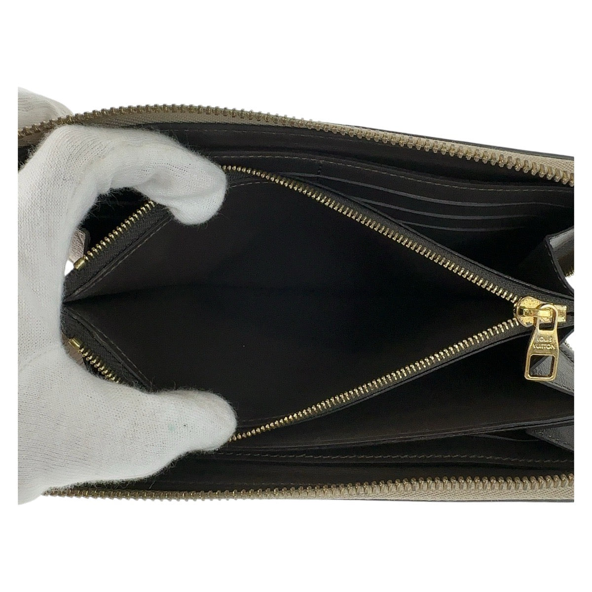 12801
LOUIS VUITTON ルイヴィトン トリヨン ポルトフォイユ コメット ガレ ベージュ ゴールド金具 レザー M63104 長財布 ロングウォレット  レディース