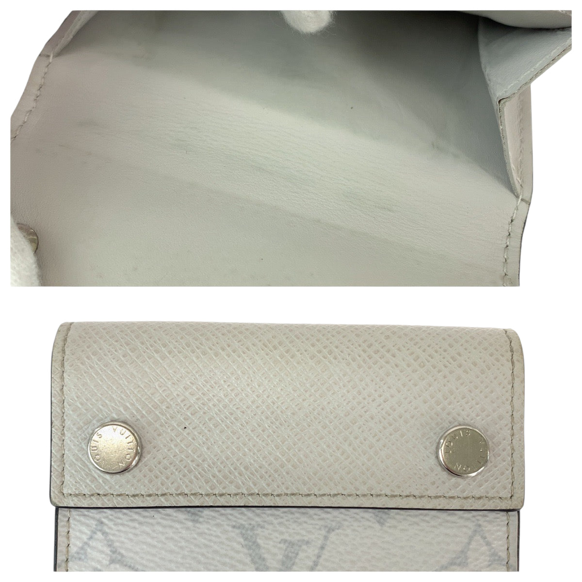 12800
LOUIS VUITTON ルイヴィトン モノグラム タイガ ラマ ディスカバリー ブロン ホワイト シルバー金具 PVC / タイガ M30899 折財布 コンパクトウォレット  メンズ