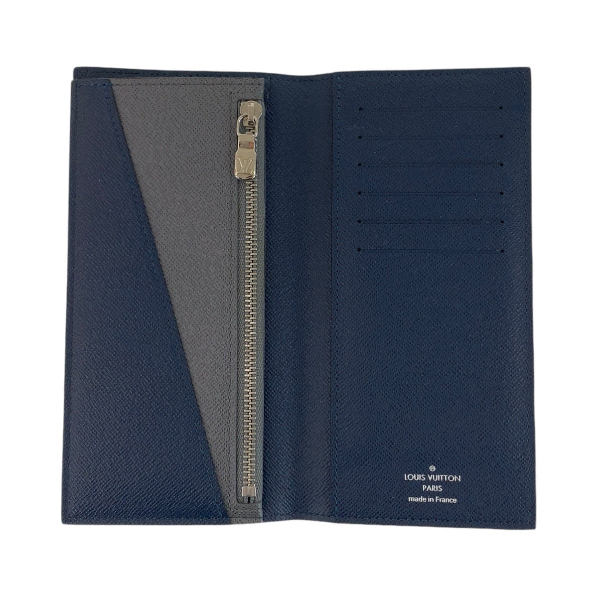 1846
LOUIS VUITTON ルイヴィトン タイガ ポルトフォイユ アレクサンドル オセアン ネイビー シルバー金具 レザー M64508 長財布 ロングウォレット  メンズ