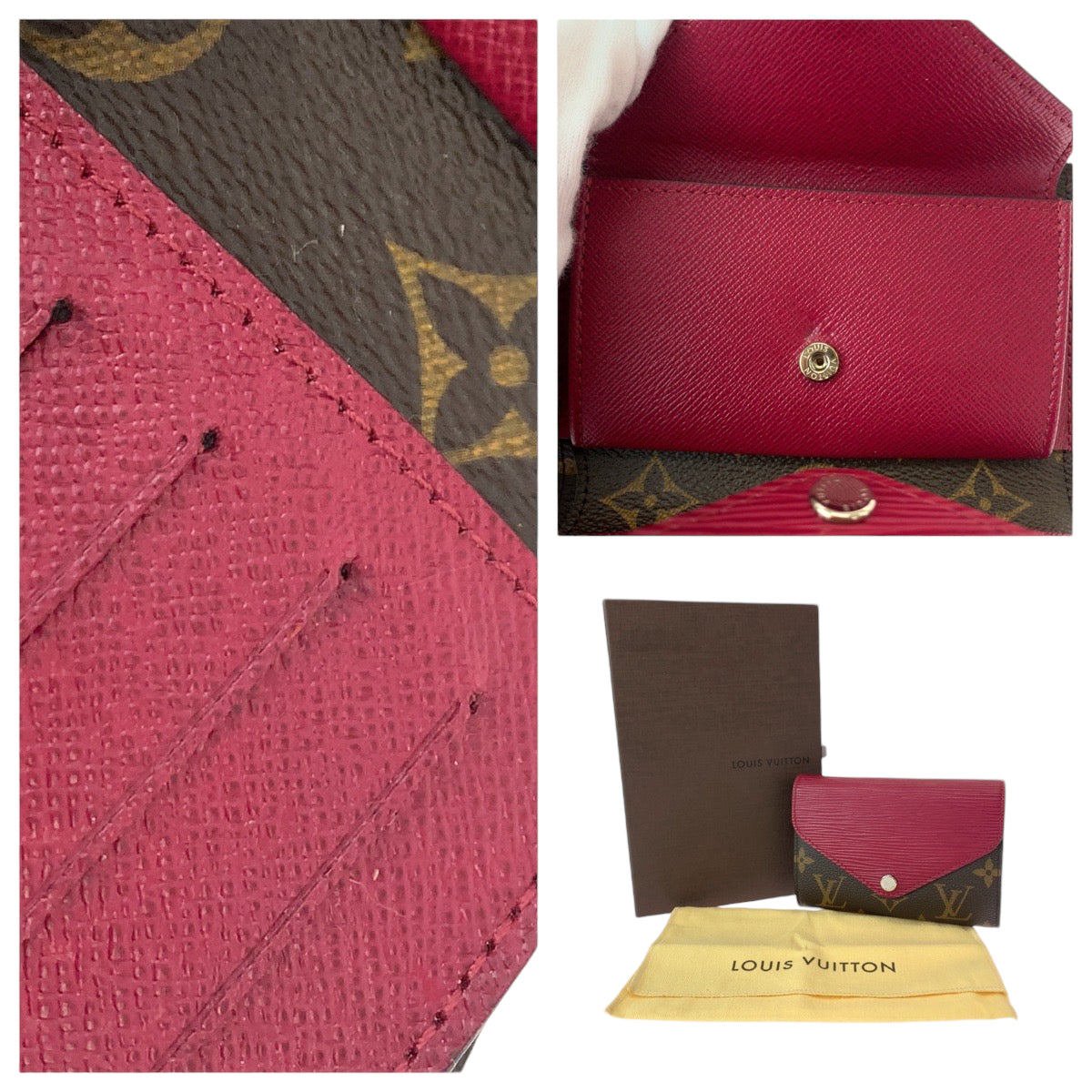 12799
LOUIS VUITTON ルイヴィトン モノグラム エピ ポルトフォイユ マルリーコンパクト フューシャ PVC / エピレザー M60497 折財布 コンパクトウォレット  レディース