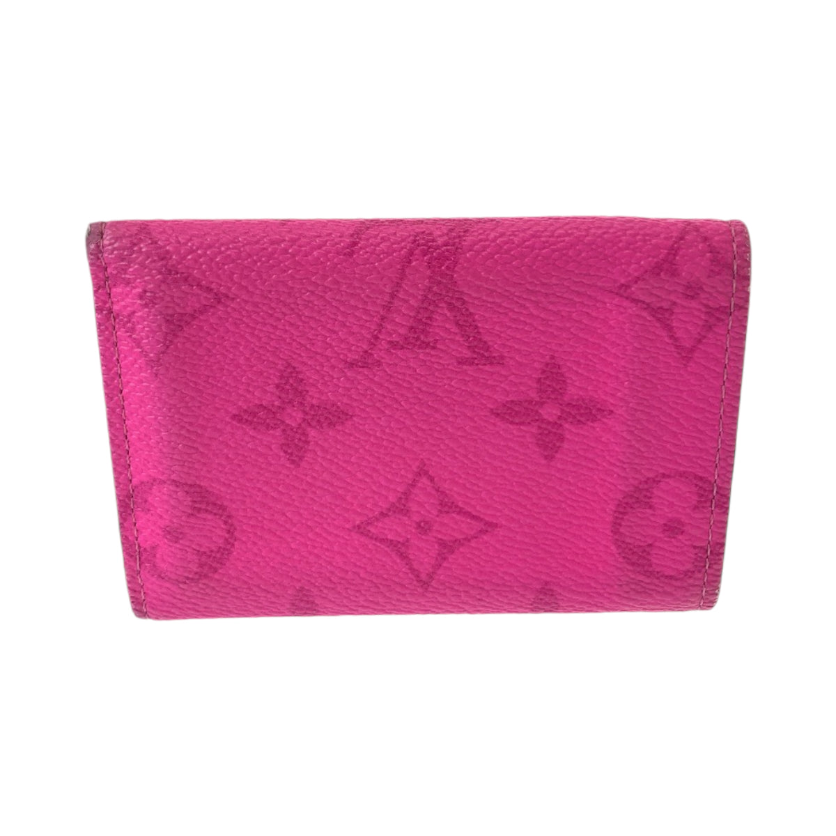 12802
LOUIS VUITTON ルイヴィトン モノグラム ディスカバリー ピンク シルバー金具 PVC M30773 折財布 コンパクトウォレット  レディース