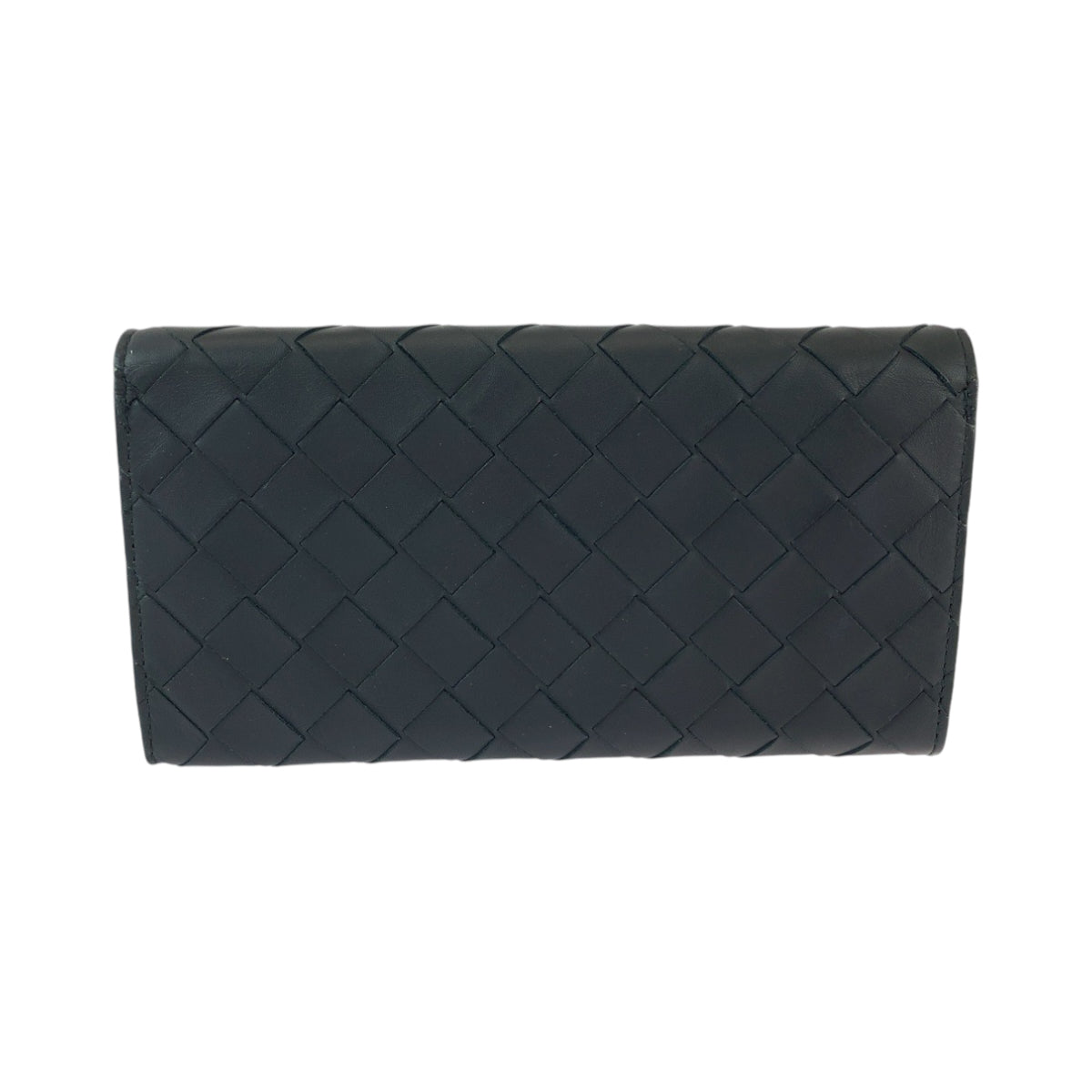 11845
BOTTEGAVENETA ボッテガヴェネタ マキシイントレチャート ブラック 黒 レッド シルバー金具 レザー 長財布 ロングウォレット  メンズ