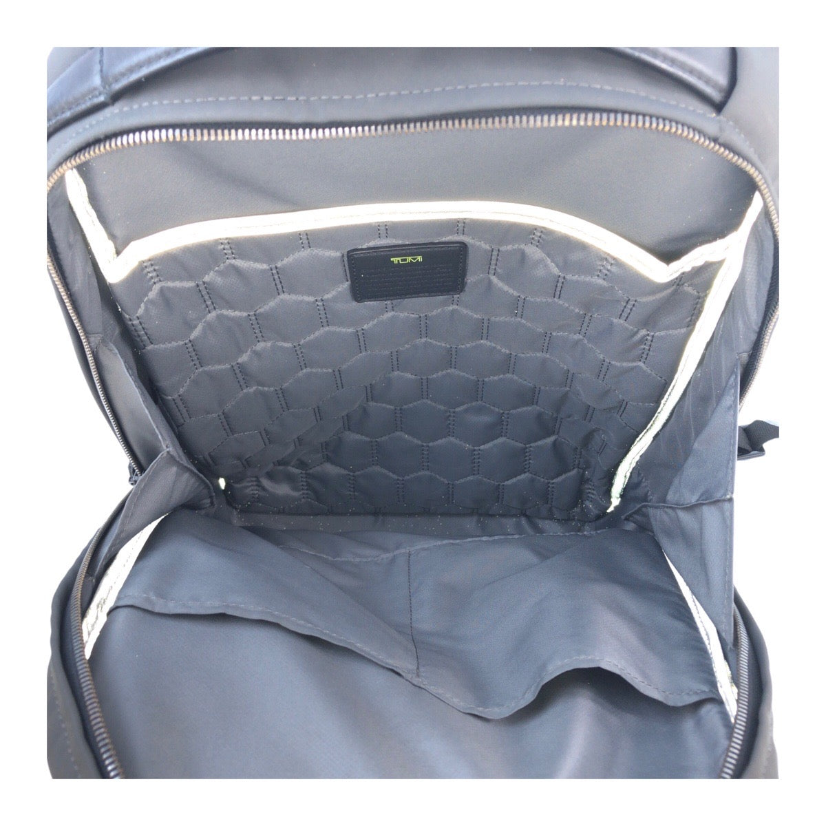 13074
TUMI トゥミ ハリソン ブラッドナー ブラック 黒 グレー イエロー シルバー金具 ナイロン バックパック リュック キャリーオン  メンズ