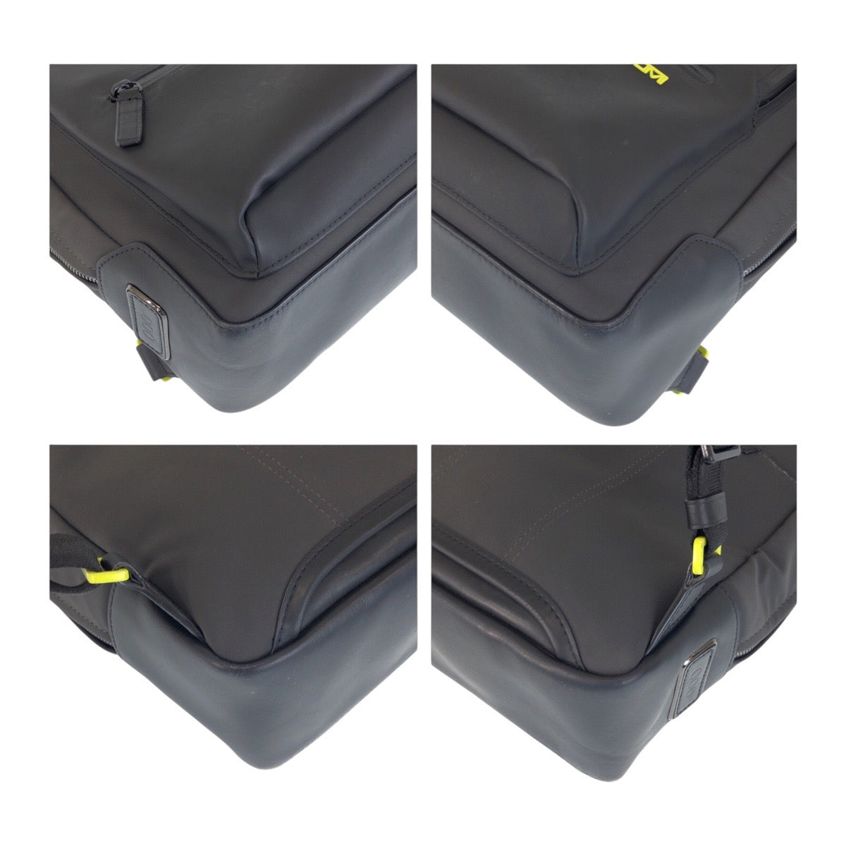 13074
TUMI トゥミ ハリソン ブラッドナー ブラック 黒 グレー イエロー シルバー金具 ナイロン バックパック リュック キャリーオン  メンズ