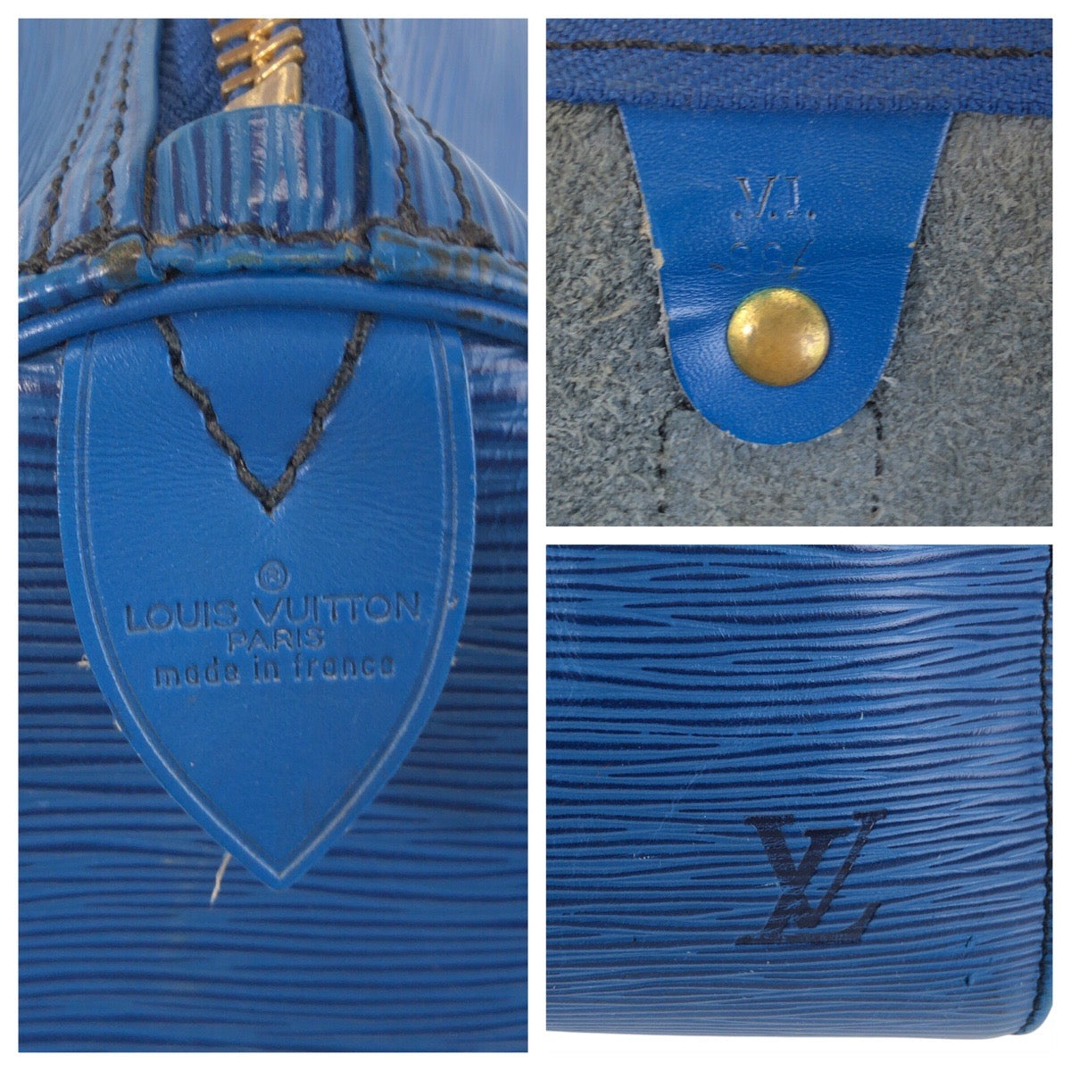 13075
LOUIS VUITTON ルイヴィトン エピ キーポル45 ブルー ゴールド金具 エピレザー M42975 ボストンバッグ 男女兼用  メンズ