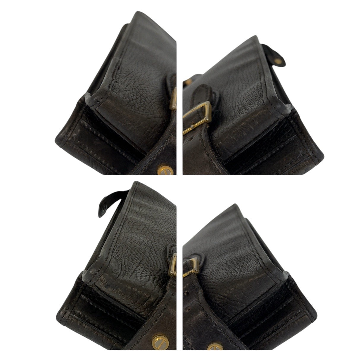 13077
GUCCI グッチ ヴィンテージ インターロッキング オールドグッチ ブラック 黒 ゴールド金具 レザー 015 096 0904 ビジネスバッグ ブリーフケース  メンズ