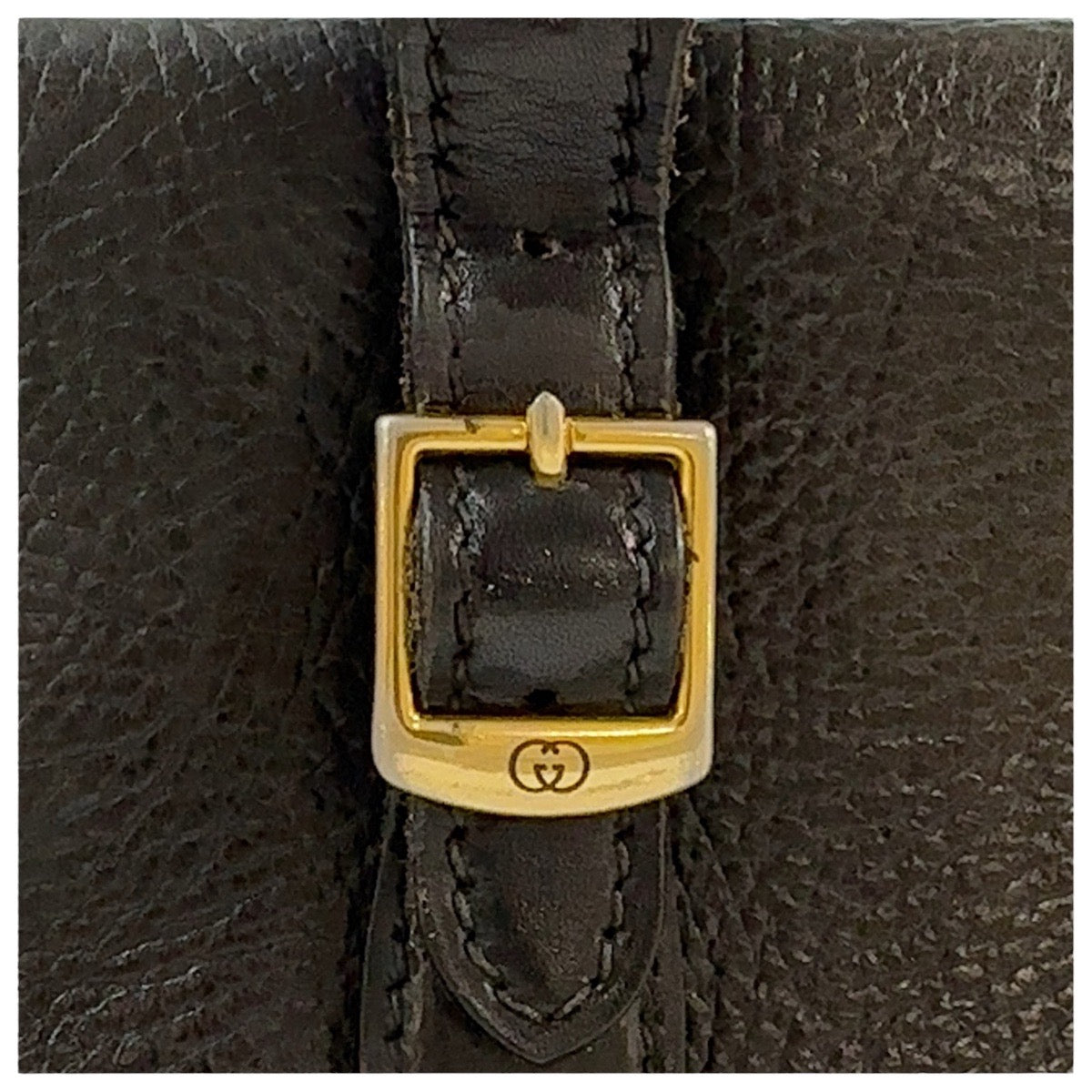13077
GUCCI グッチ ヴィンテージ インターロッキング オールドグッチ ブラック 黒 ゴールド金具 レザー 015 096 0904 ビジネスバッグ ブリーフケース  メンズ