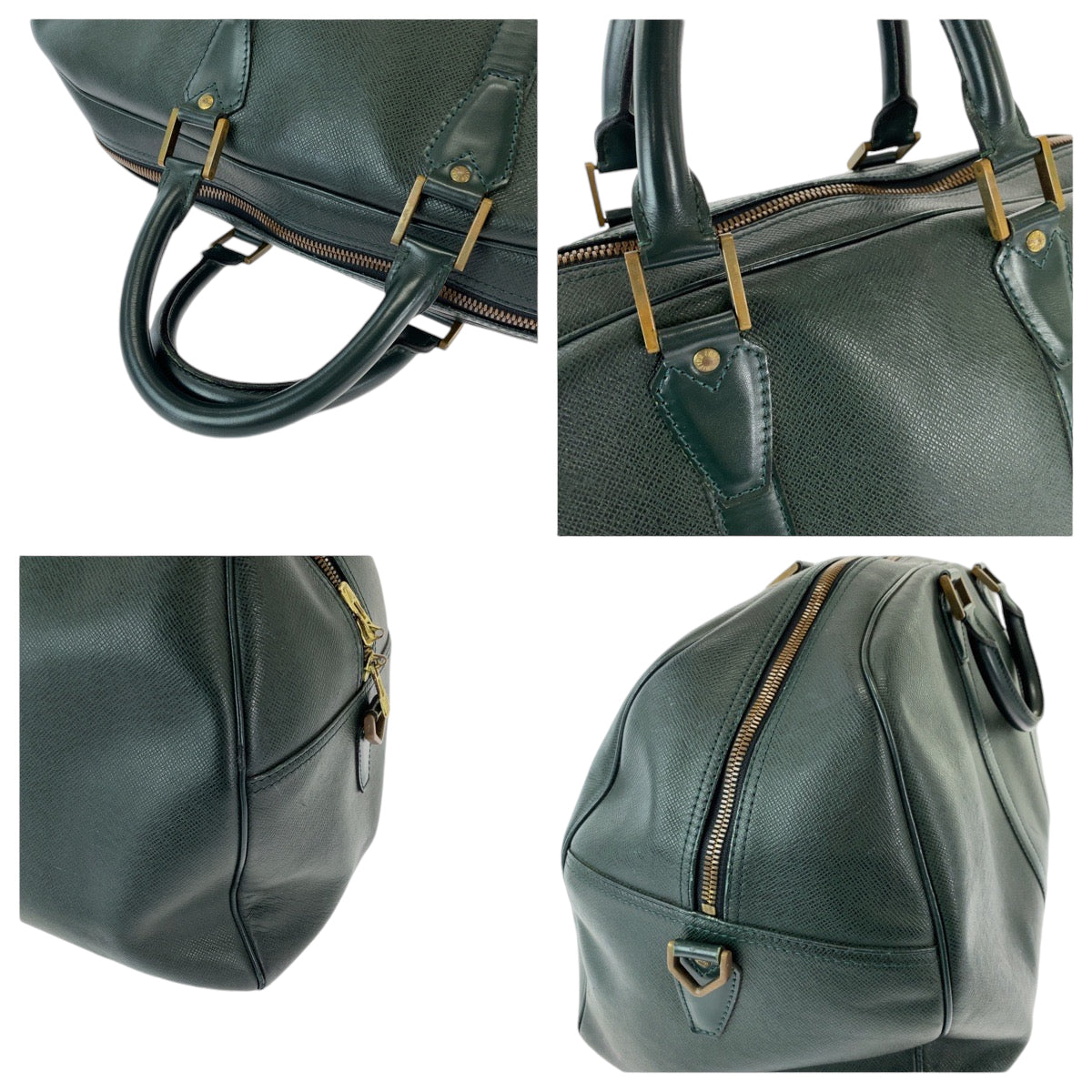 13082
LOUIS VUITTON ルイヴィトン タイガ ケンダルGM 男女兼用 エピセア グリーン ゴールド金具 カーフ M30114 ボストンバッグ ハンドバッグ  メンズ