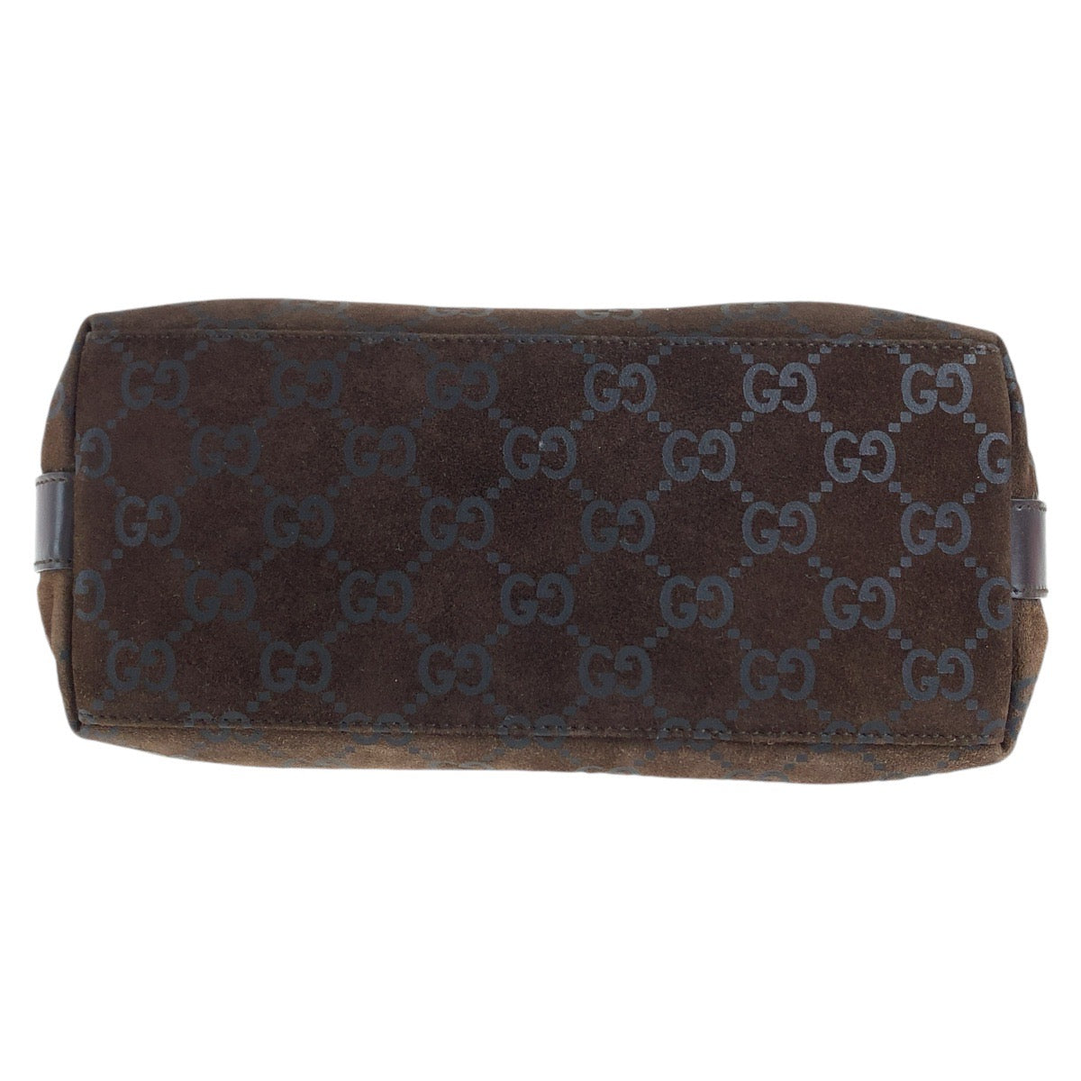 GUCCI グッチ ブラウン シルバー金具 スウェード / レザー 000 0602 ホーボー ショルダーバッグ ハンドバッグ  レディース