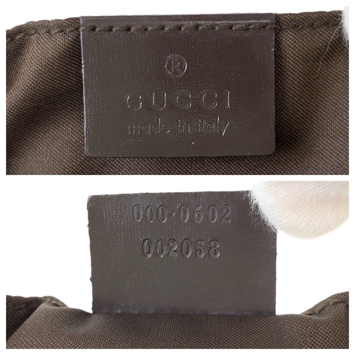 GUCCI グッチ ブラウン シルバー金具 スウェード / レザー 000 0602 ホーボー ショルダーバッグ ハンドバッグ  レディース