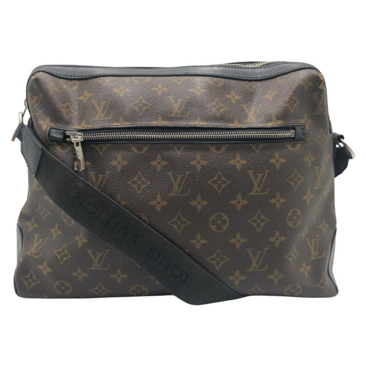 LOUIS VUITTON ルイヴィトン モニグラム マカサー トーレス ブラウン PVC M40387 ショルダーバッグ メッセンジャーバッグ 男女兼用  メンズ AB43