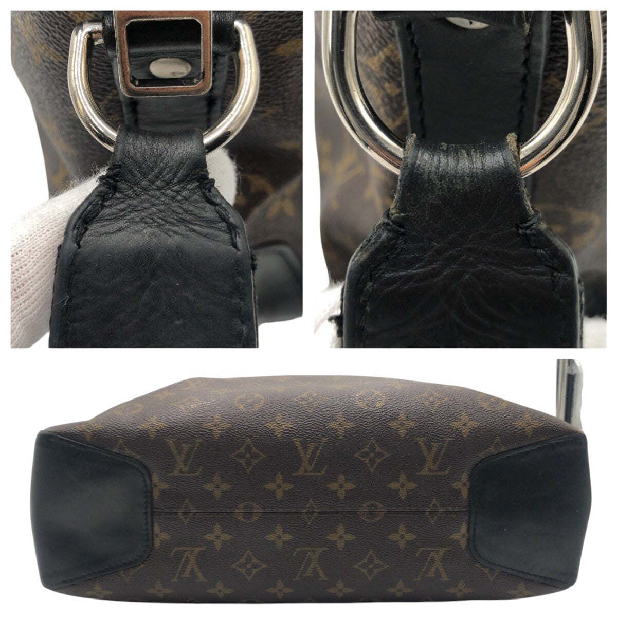 LOUIS VUITTON ルイヴィトン モニグラム マカサー トーレス ブラウン PVC M40387 ショルダーバッグ メッセンジャーバッグ 男女兼用  メンズ AB43