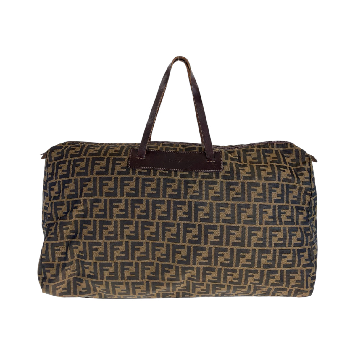 13098
FENDI フェンディ ズッカ ブラウン シルバー金具 キャンバス 15418 0 009 トートバッグ ハンドバッグ  レディース