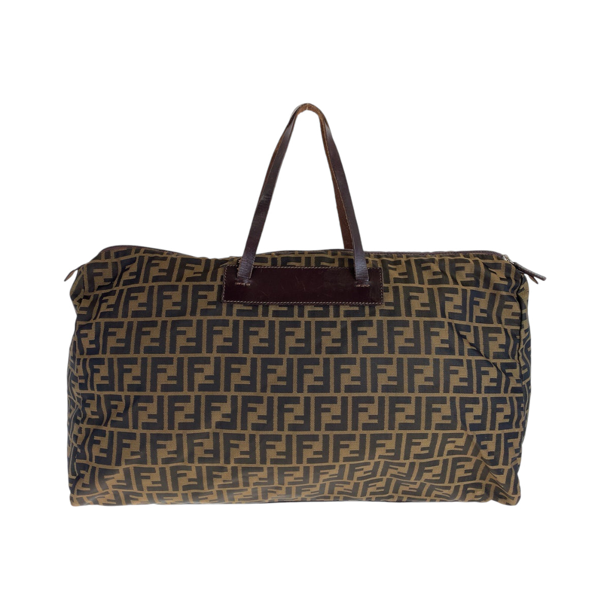 13098
FENDI フェンディ ズッカ ブラウン シルバー金具 キャンバス 15418 0 009 トートバッグ ハンドバッグ  レディース