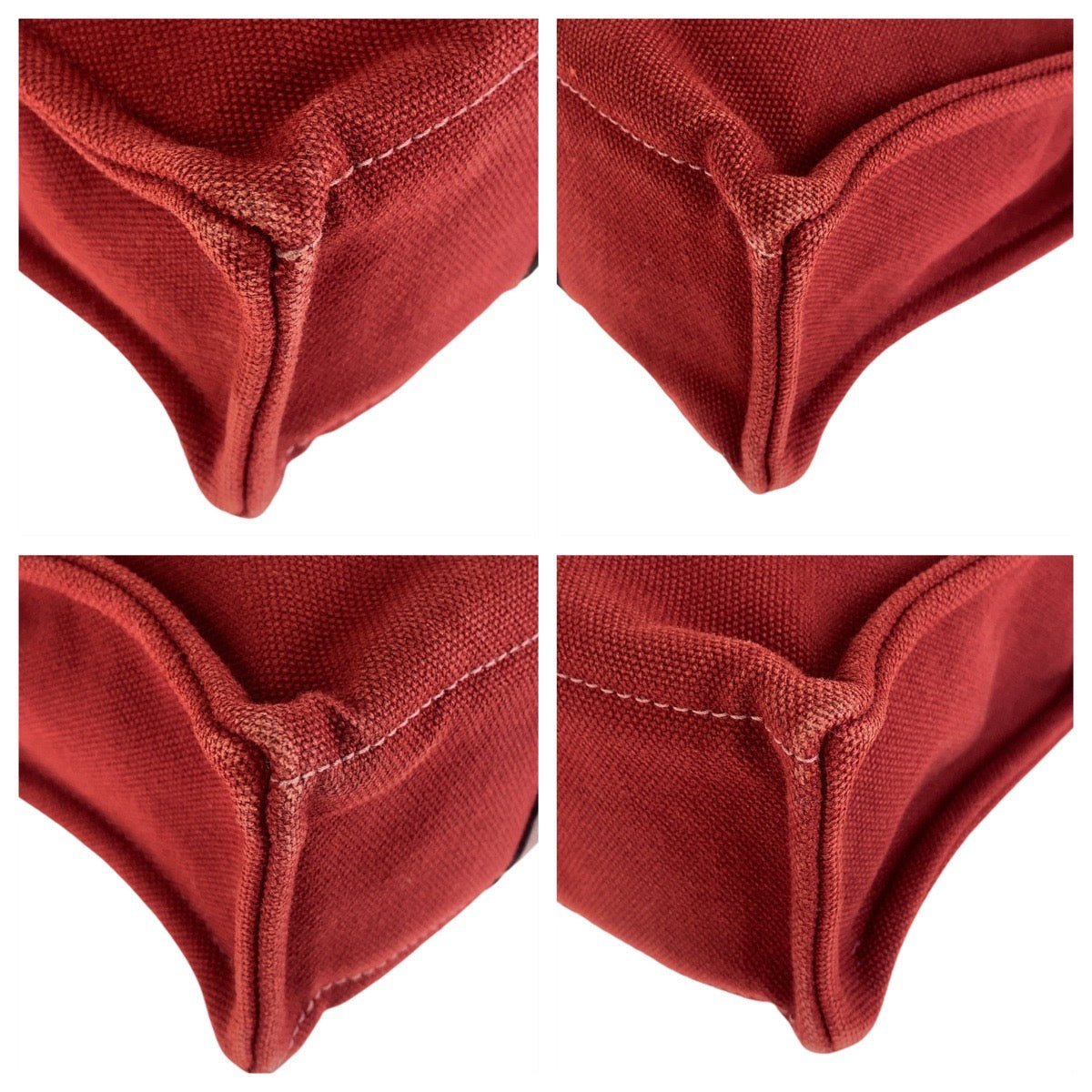 13100
HERMES エルメス サックアーネMM ワインレッド ボルドー シルバー金具 キャンバス / レザー トートバッグ ハンドバッグ A4対応  レディース