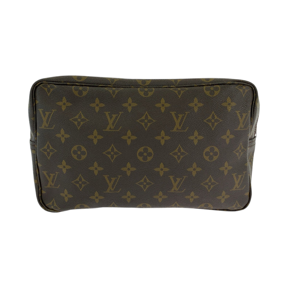 LOUIS VUITTON ルイヴィトン モノグラム トゥルース トワレット 28 ブラウン シルバー金具 PVC M47522 ポーチ 化粧ポーチ クラッチバッグ  レディース