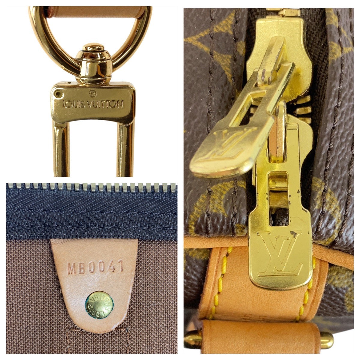12780
LOUIS VUITTON ルイヴィトン モノグラム キーポル バンドリエール 55 ブラウン ベージュ ゴールド金具 PVC / レザー M41414 ボストンバッグ 男女兼用  メンズ