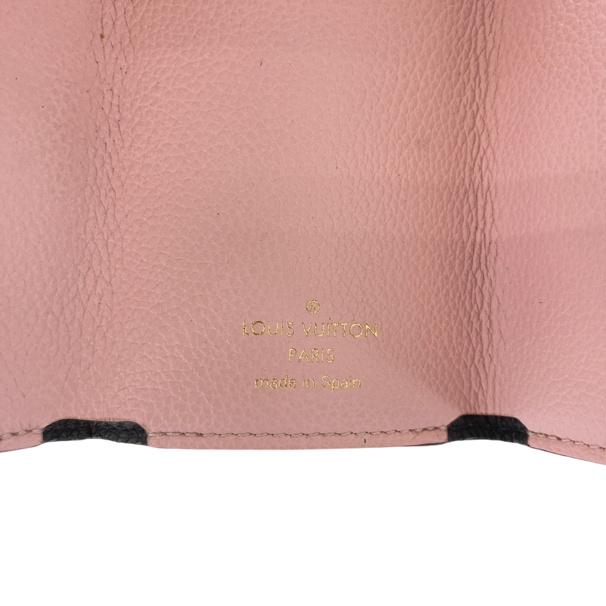 13278
LOUIS VUITTON ルイヴィトン ポルトフォイユ ロックミニ ブラック 黒 アイボリー ゴールド金具 レザー M80984 折財布 コンパクトウォレット  レディース
