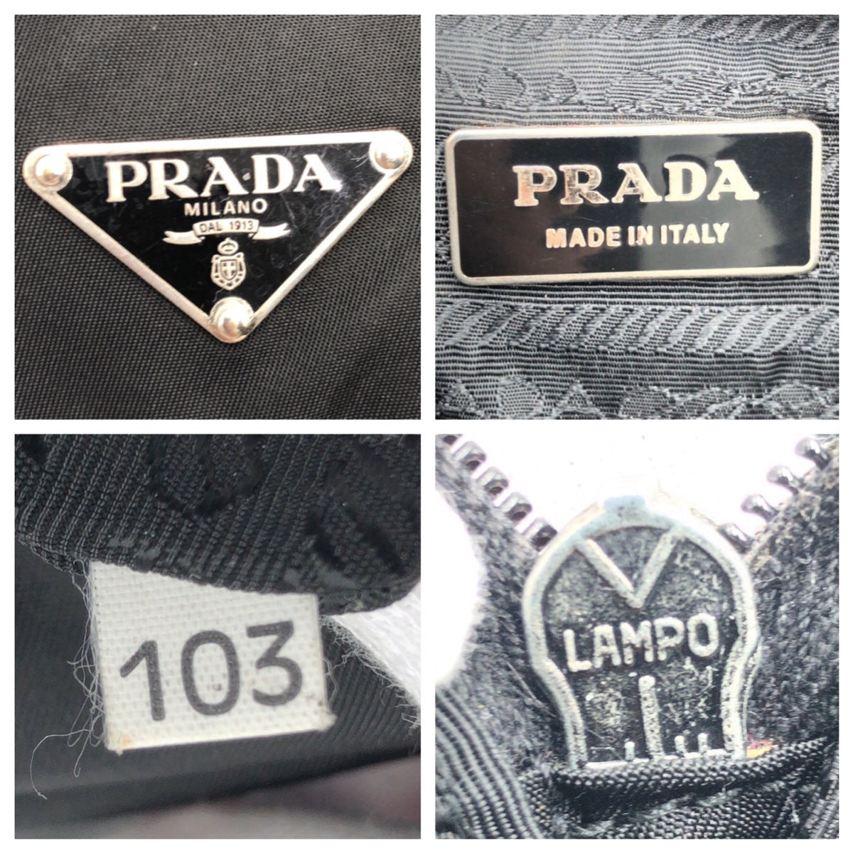 13110
PRADA プラダ テスート 三角ロゴ 男女兼用 ブラック 黒 ナイロン ショルダーバック メッセンジャーバッグ  メンズ