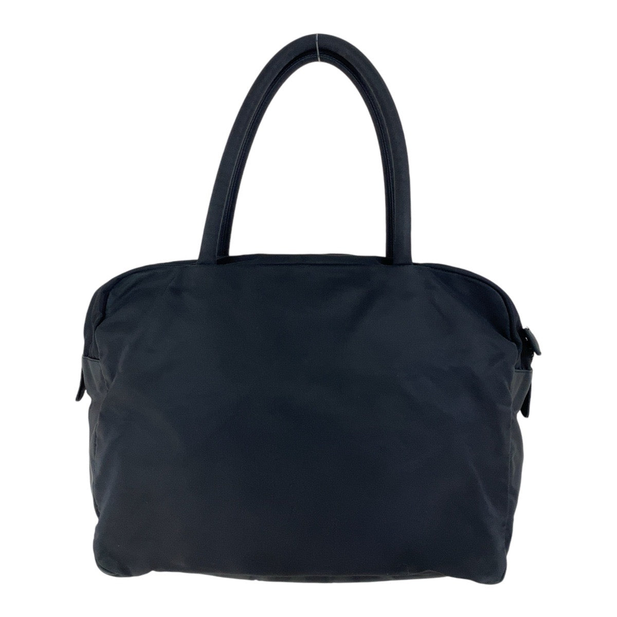 13111
PRADA プラダ テスート 三角ロゴプレート ブラック 黒 シルバー金具 ナイロン ハンドバッグ ショルダーバッグ  レディース