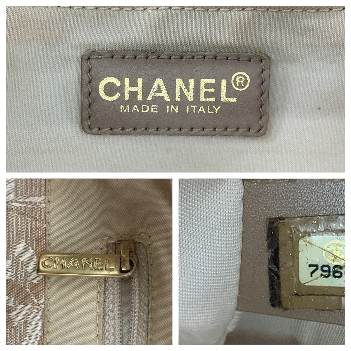 13113
CHANEL シャネル ニュートラベルライン ニュートラトートMM ベージュ ゴールド金具 ナイロン / レザー トートバッグ ショルダーバッグ  レディース