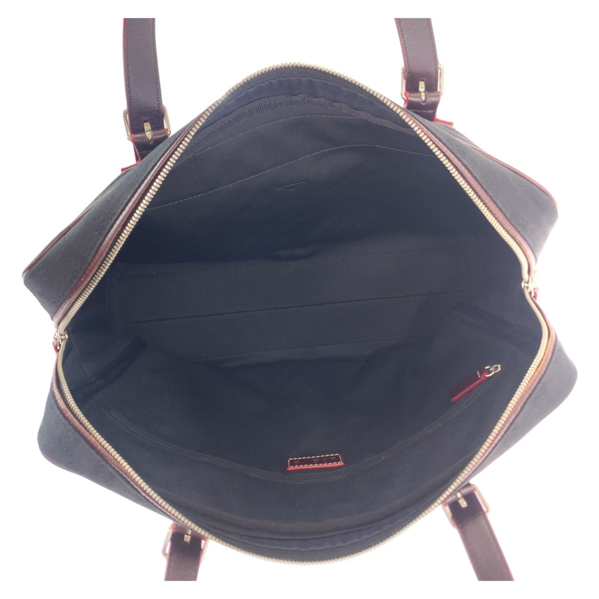 13116
LOEWE ロエベ ヴィンテージ アナグラム 男女兼用 ブラック グレー ボルドー シルバー金具 キャンバス / レザー トートバッグ ビジネスバッグ ハンドバッグ  メンズ