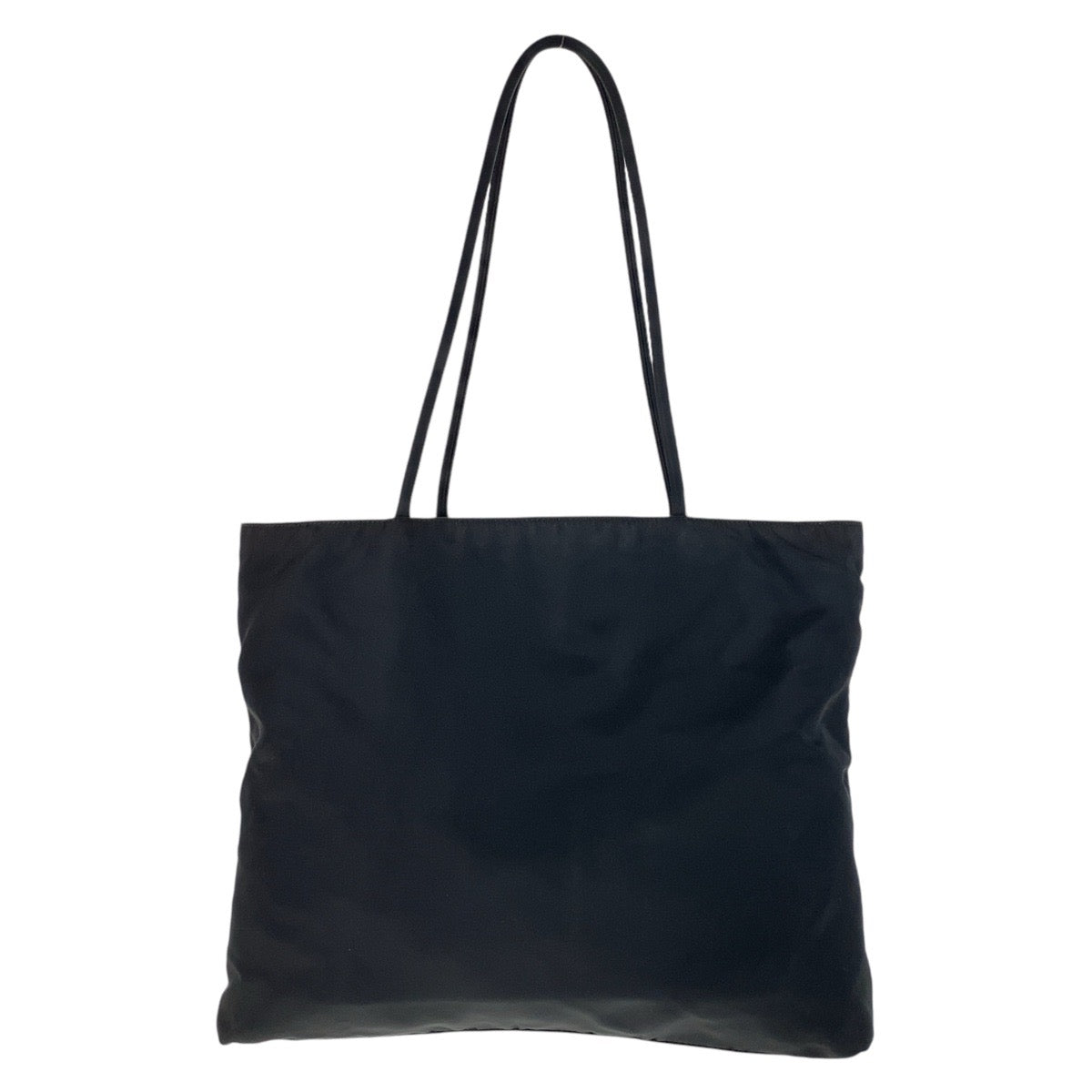 12812
PRADA プラダ テスート 三角ロゴプレート ブラック 黒 シルバー金具 ナイロン トートバッグ ショルダーバッグ  レディース