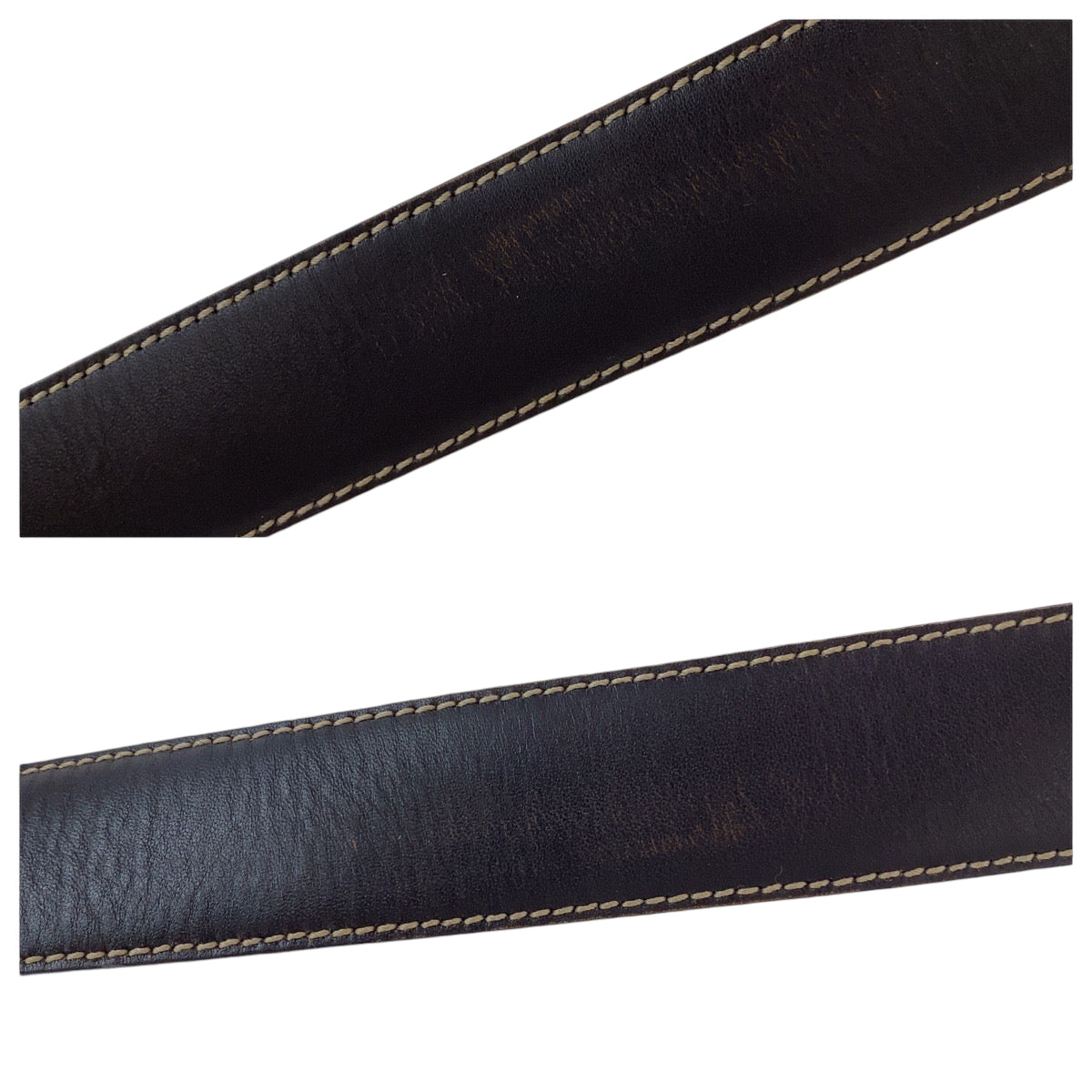 13121
GUCCI グッチ インターロッキング 95cm/38inc ベージュ シルバー金具 GGスプリームキャンバス 245861 ベルトリバーシブル  メンズ