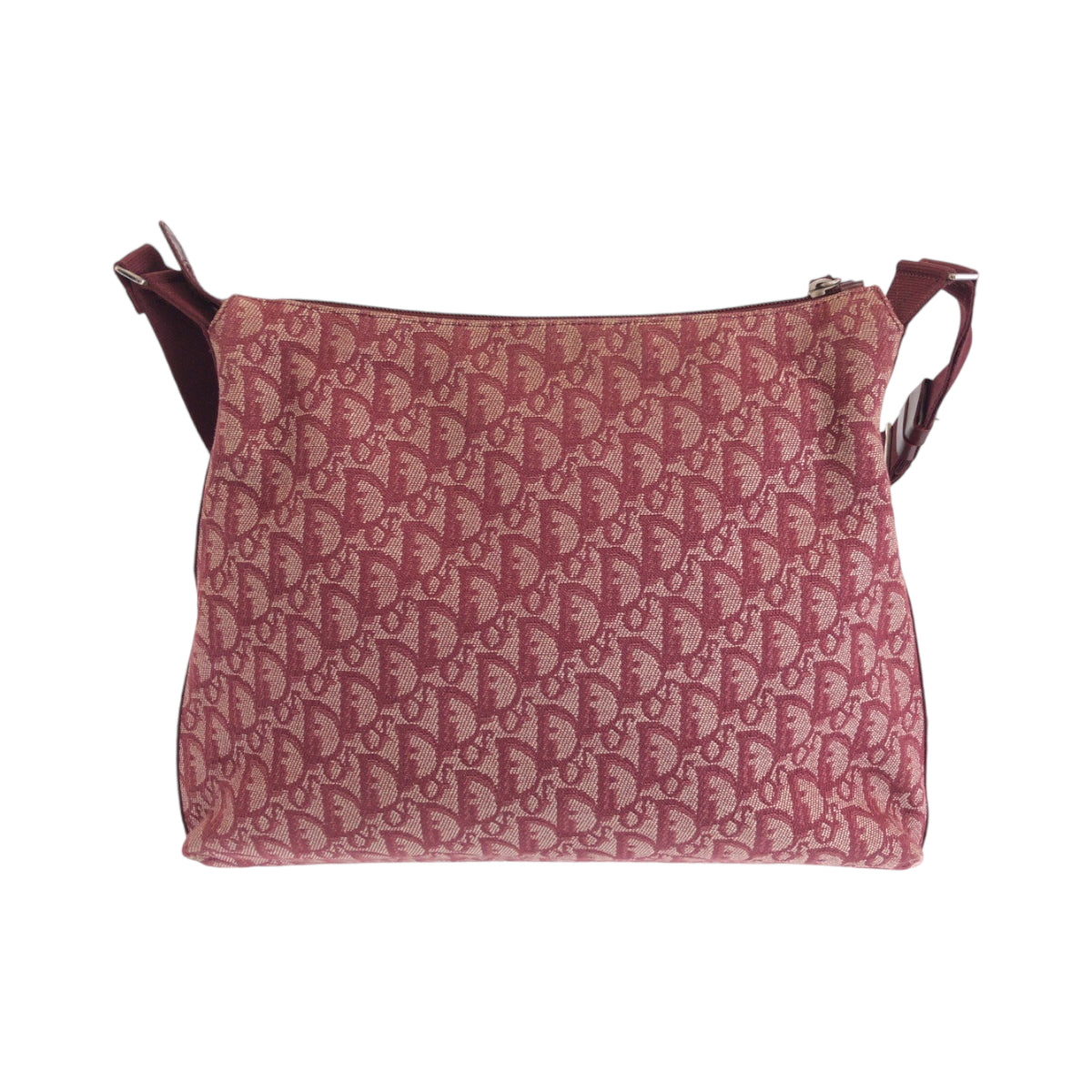 13123
Dior ディオール ヴィンテージ トロッター レッド シルバー金具 キャンバス O1RU0044 ショルダーバッグ メッセンジャーバッグ  レディース