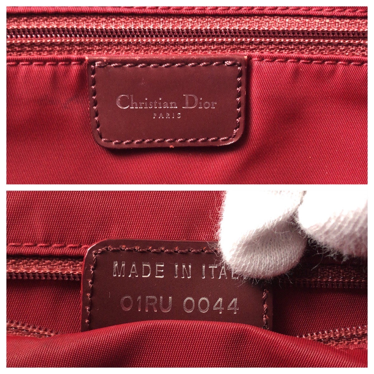 13123
Dior ディオール ヴィンテージ トロッター レッド シルバー金具 キャンバス O1RU0044 ショルダーバッグ メッセンジャーバッグ  レディース