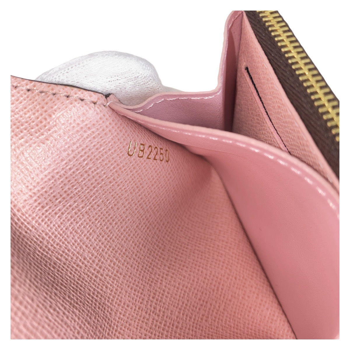 13127
LOUIS VUITTON ルイヴィトン モノグラム ポルトモネ ロザリ ブラウン ローズ バレリーヌ ピンク ゴールド金具 PVC M62361 折財布 コンパクトウォレット  レディース