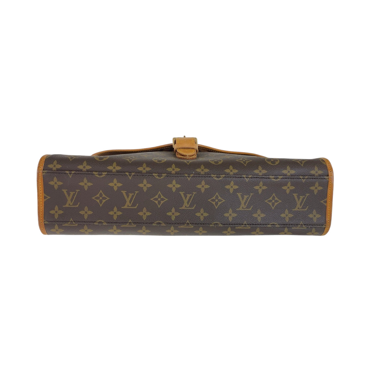 15874
LOUIS VUITTON ルイヴィトン モノグラム ビバリー ブラウン ゴールド金具 PVC M51121 ビジネスバッグ ブリーフケース ショルダーバッグ 2way  メンズ