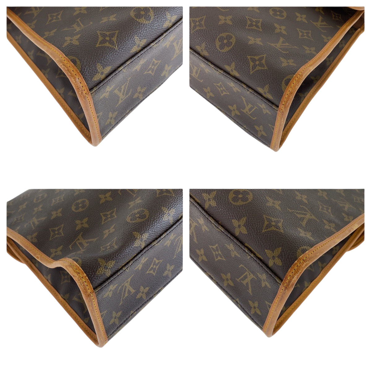 15874
LOUIS VUITTON ルイヴィトン モノグラム ビバリー ブラウン ゴールド金具 PVC M51121 ビジネスバッグ ブリーフケース ショルダーバッグ 2way  メンズ