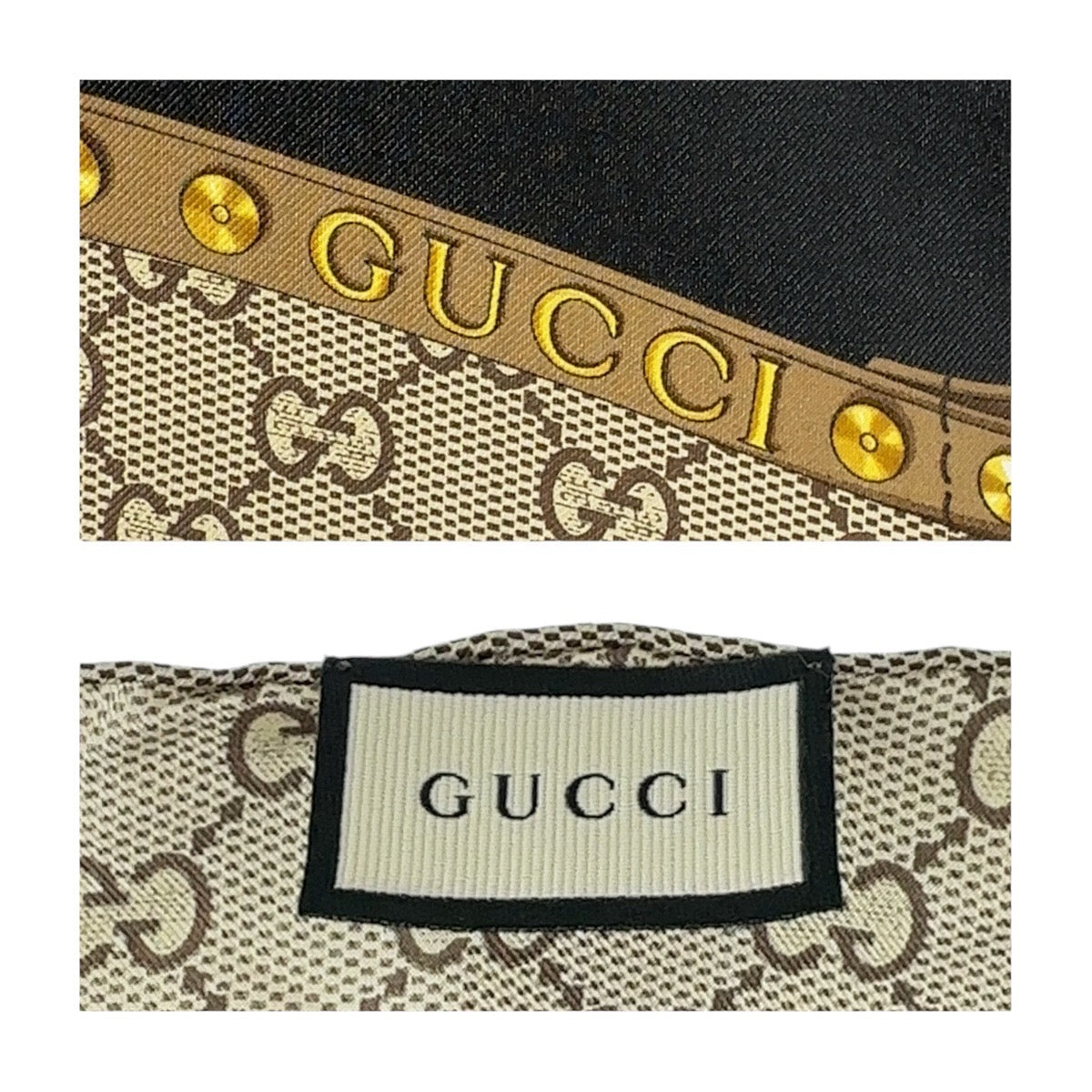 13129
GUCCI グッチ GG柄 フラワー ホワイト マルチカラー シルク 508796 スカーフ  レディース
