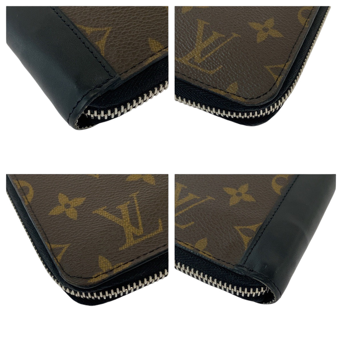 12794
LOUIS VUITTON ルイ ヴィトン モノグラム マカサー ヴェルティカル 男女兼用 ブラウン ゴールド金具 PVC M60109 長財布 ラウンドファスナー  メンズ