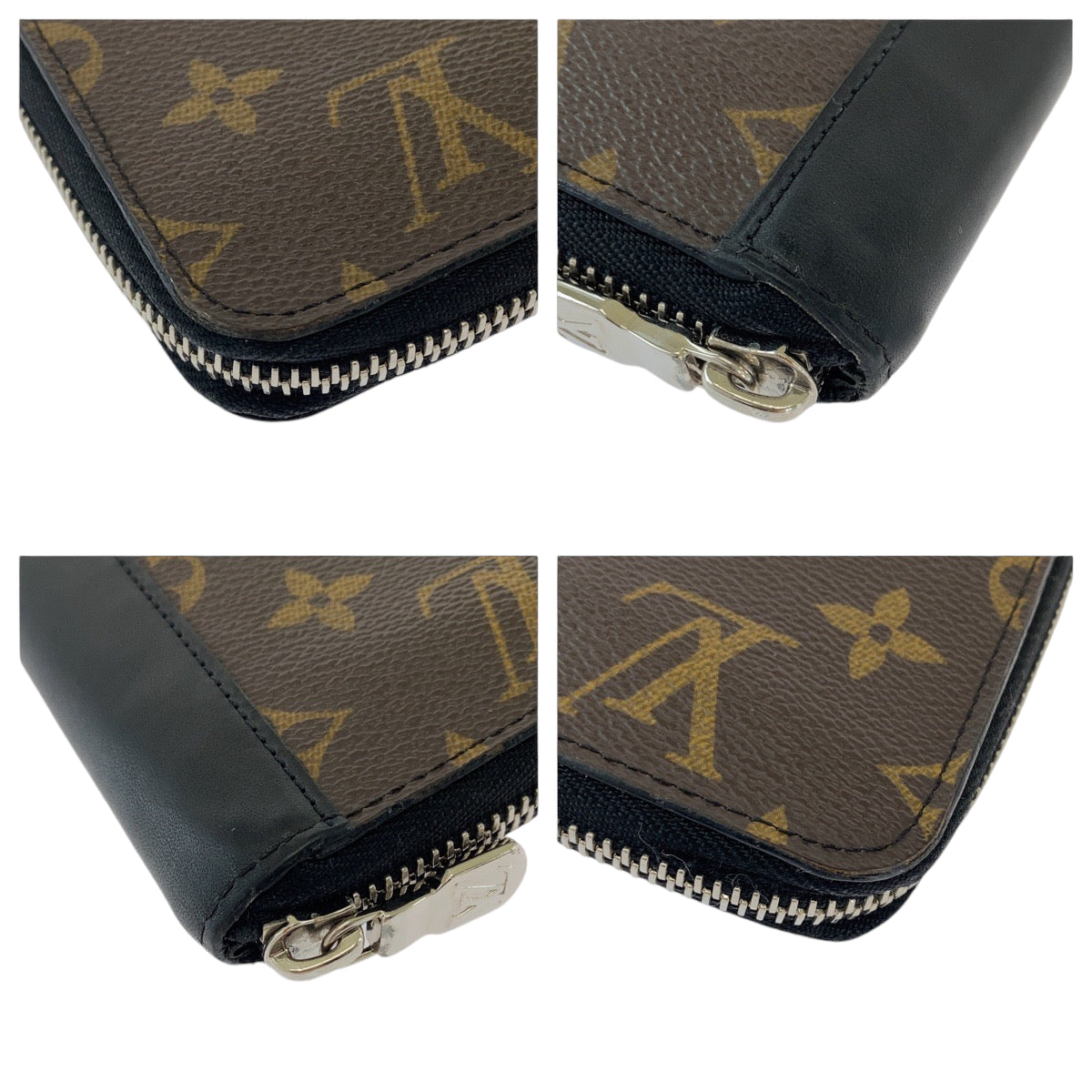 12794
LOUIS VUITTON ルイ ヴィトン モノグラム マカサー ヴェルティカル 男女兼用 ブラウン ゴールド金具 PVC M60109 長財布 ラウンドファスナー  メンズ