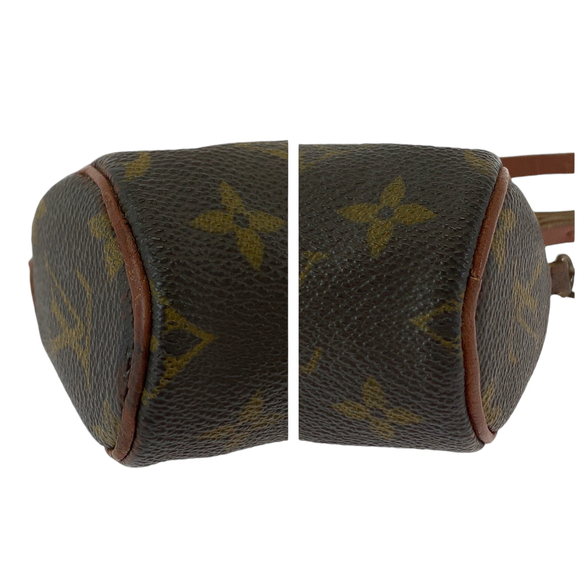 12792
LOUIS VUITTON ルイヴィトン モノグラム パピヨン 付属ポーチ ブラウン ゴールド金具 PVC アクセサリーポーチ ポーチ  レディース