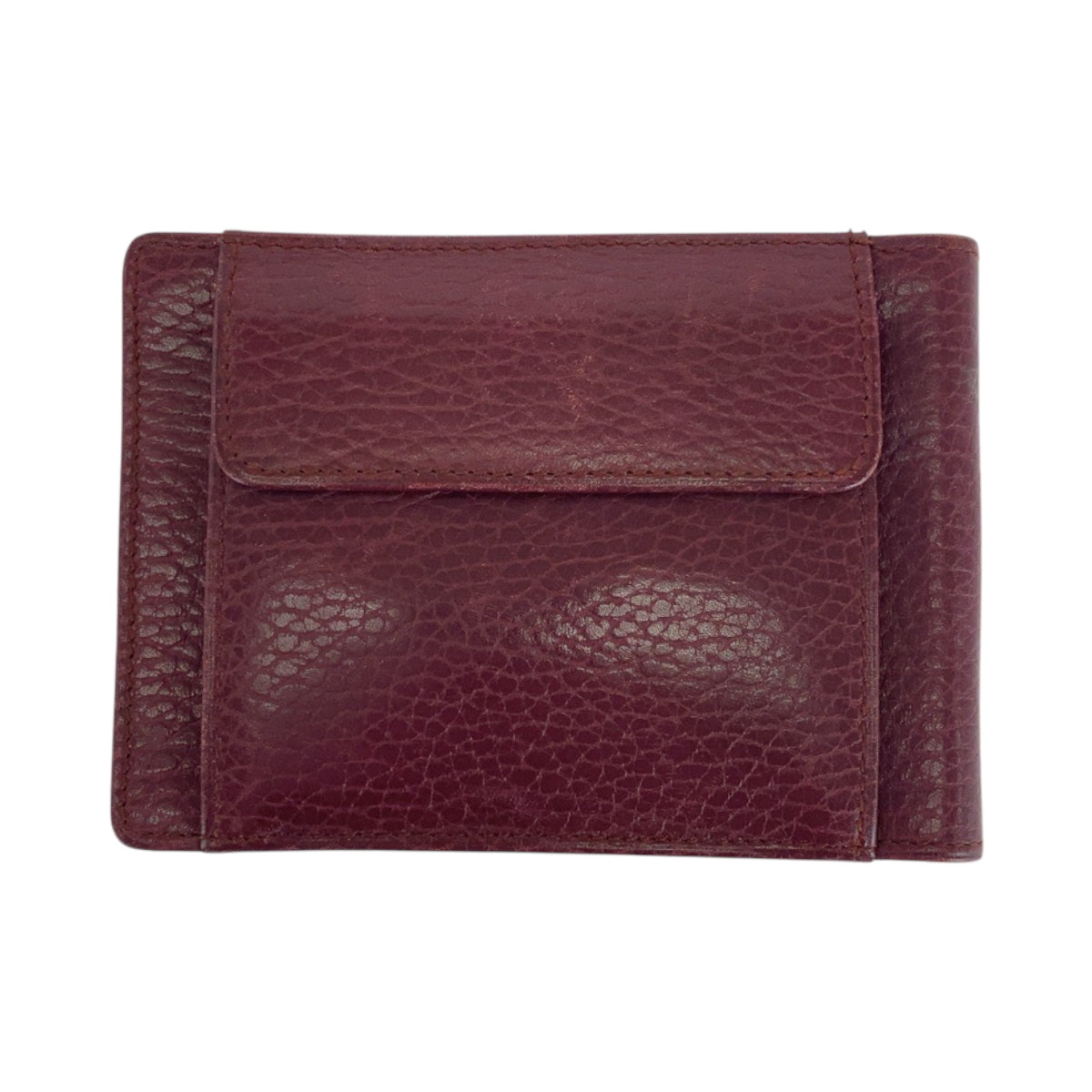 14042
CARTIER カルティエ マストライン マネークリップ ボルドー ゴールド金具 レザー 折財布 コンパクトウォレット  レディース