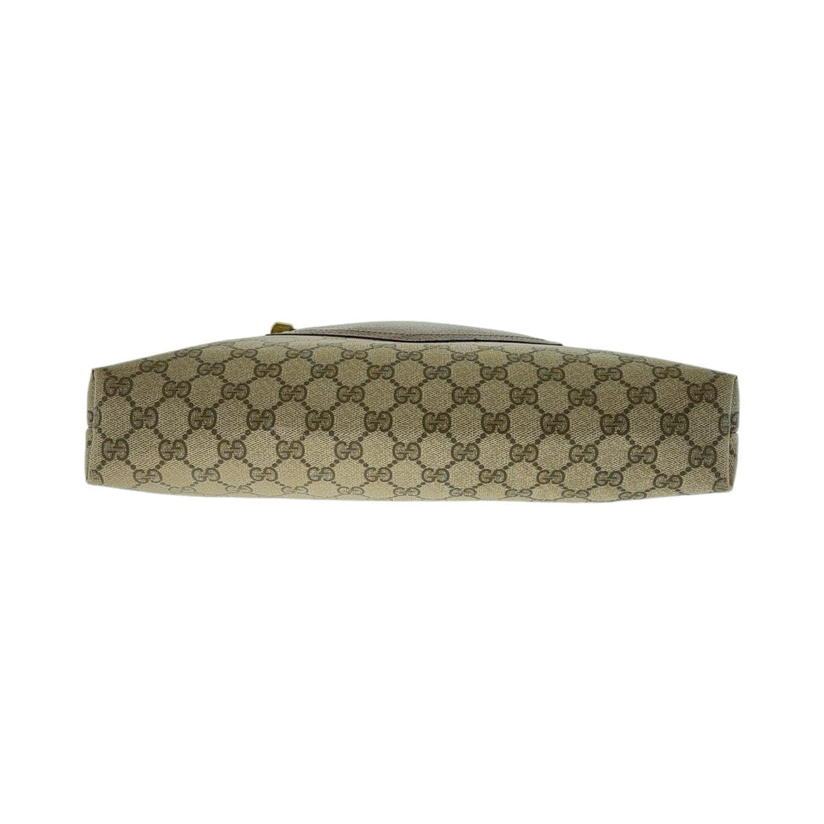 13135
GUCCI グッチ ヴィンテージ シェリーライン オールドグッチ ベージュ ブラウン ゴールド金具 GGスプリームキャンバス / レザー トートバッグ ショルダーバッグ ビジネスバッグ  メンズ