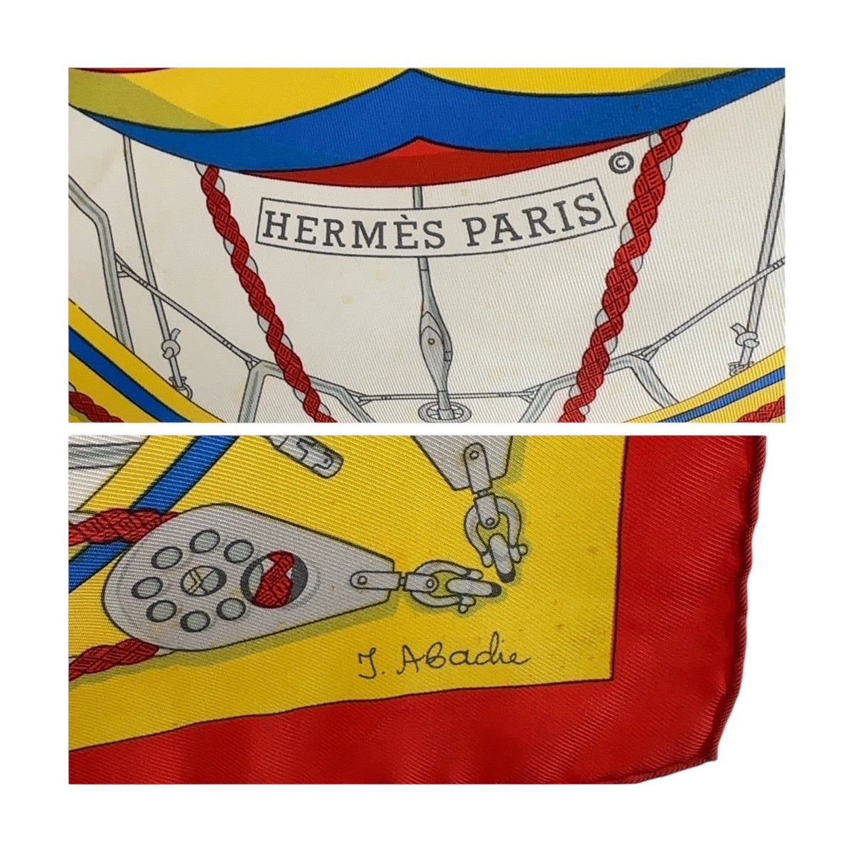 13137
HERMES エルメス スピンネーカー カレ90 マルチカラー シルク スカーフ  レディース