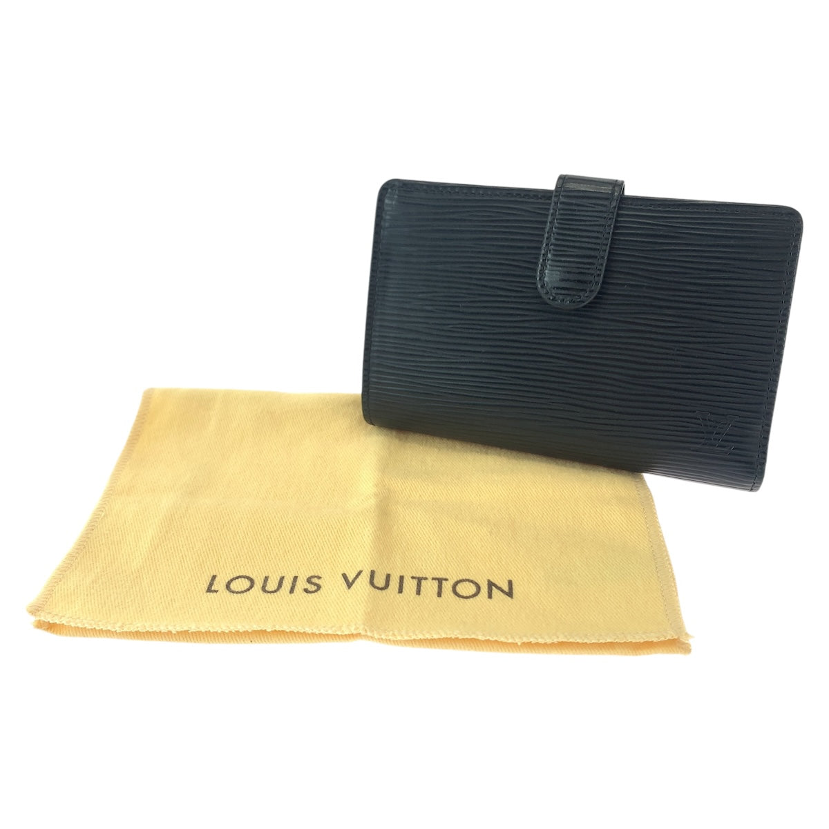 12793
LOUIS VUITTON ルイヴィトン エピ ポルトモネ ヴィエノワ ブラック シルバー金具 レザー M63242 折財布 コンパクトウォレット  レディース