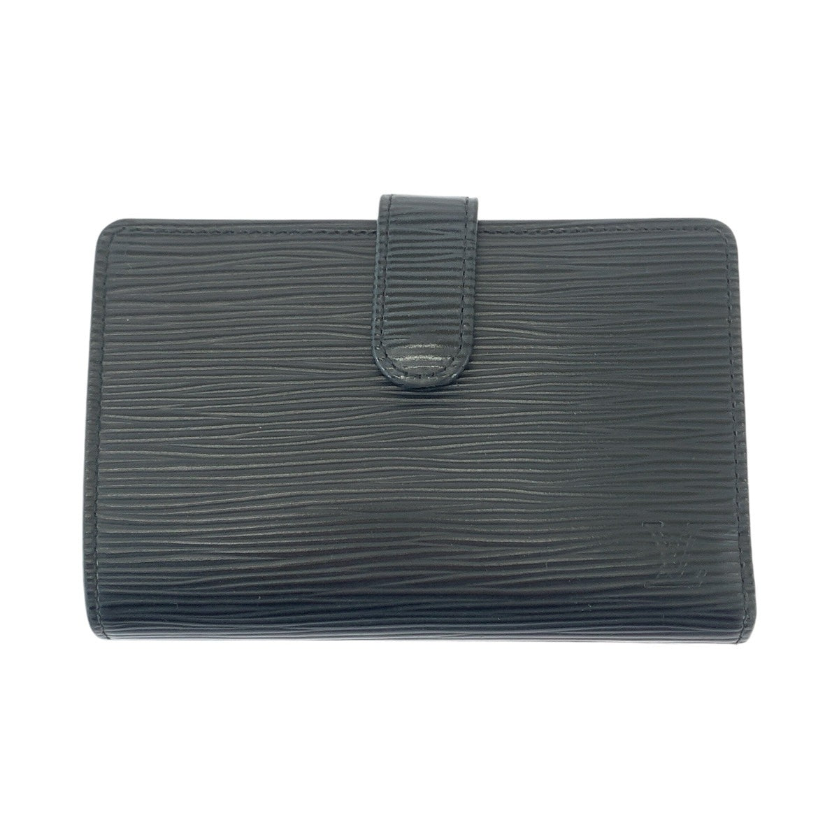 12793
LOUIS VUITTON ルイヴィトン エピ ポルトモネ ヴィエノワ ブラック シルバー金具 レザー M63242 折財布 コンパクトウォレット  レディース
