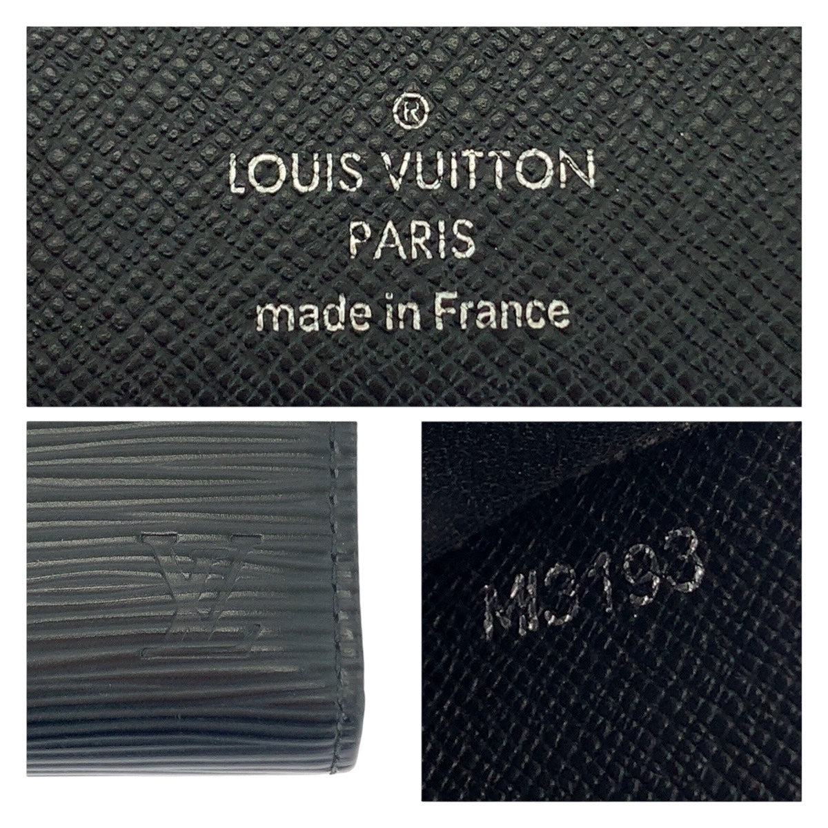 12793
LOUIS VUITTON ルイヴィトン エピ ポルトモネ ヴィエノワ ブラック シルバー金具 レザー M63242 折財布 コンパクトウォレット  レディース