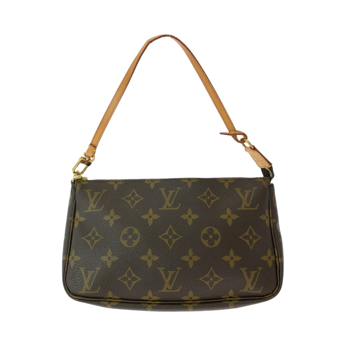 LOUIS VUITTON ルイヴィトン モノグラム ブラウン ゴールド金具 PVC M51980 ハンドバッグ アクセサリーポーチ  レディース