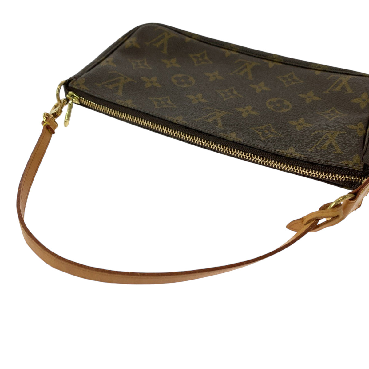 LOUIS VUITTON ルイヴィトン モノグラム ブラウン ゴールド金具 PVC M51980 ハンドバッグ アクセサリーポーチ  レディース