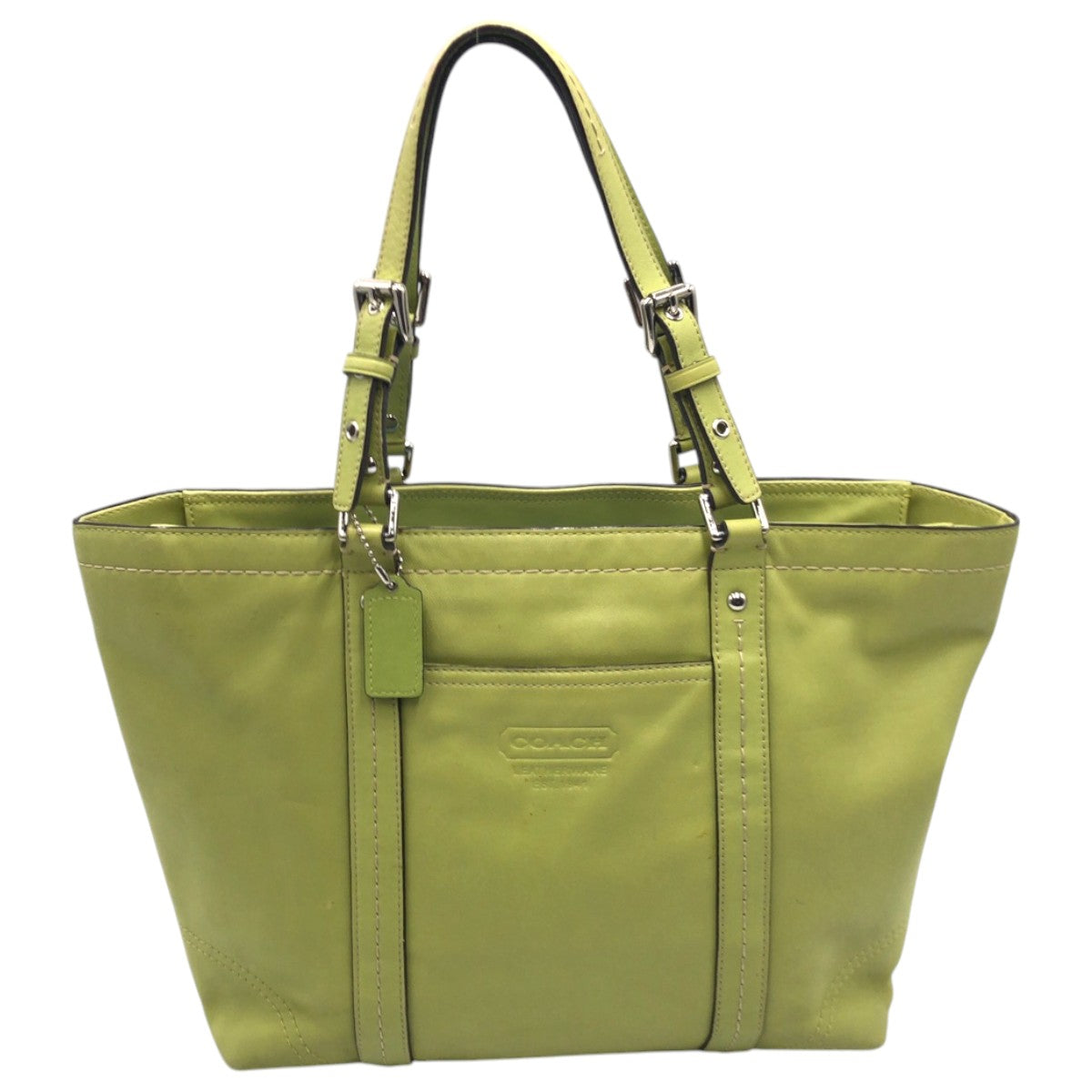 COACH コーチ グリーン ライトグリーン レザー B0959 F13098 トートバッグ ハンドバッグ  レディース