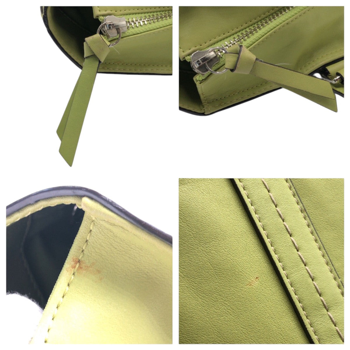 COACH コーチ グリーン ライトグリーン レザー B0959 F13098 トートバッグ ハンドバッグ  レディース