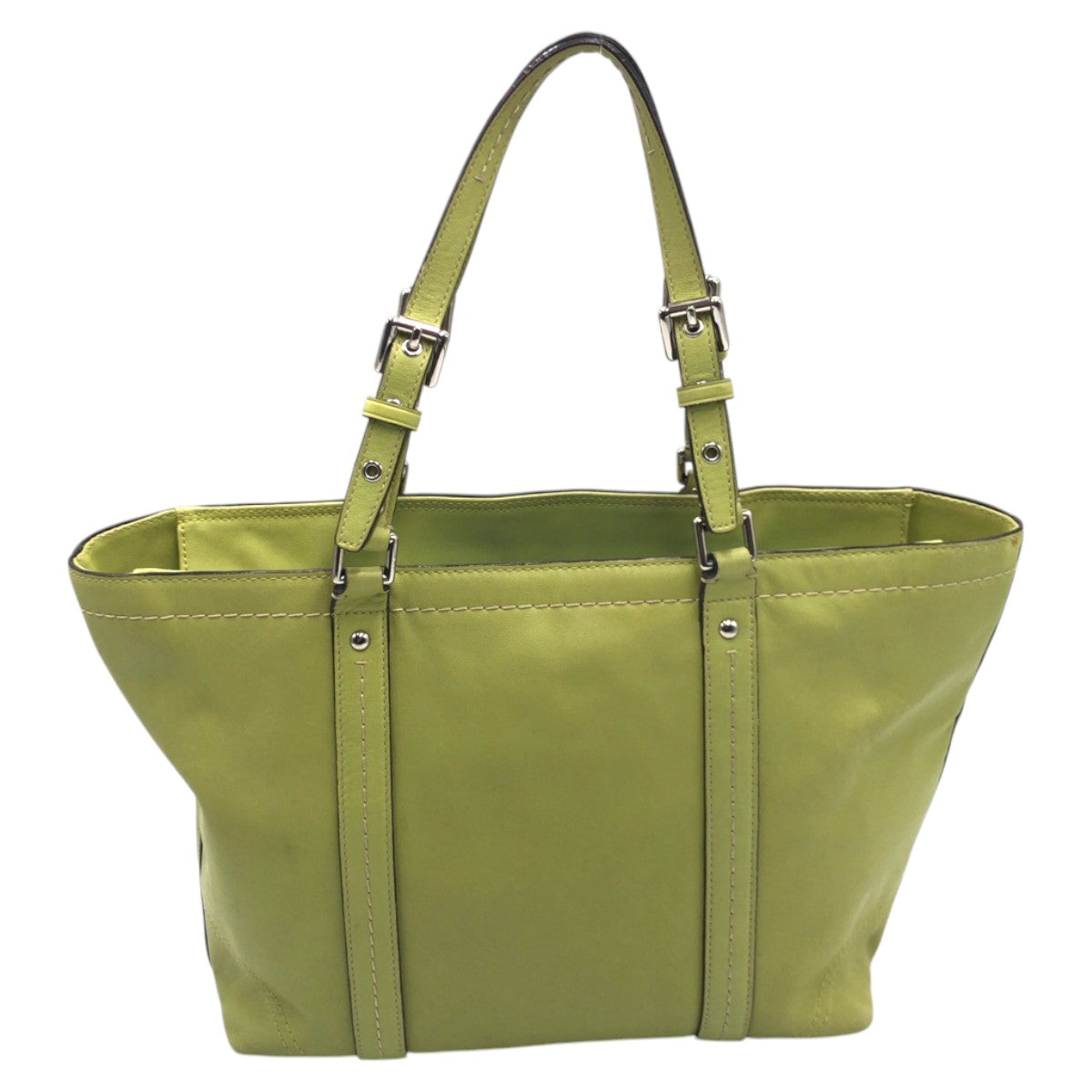 COACH コーチ グリーン ライトグリーン レザー B0959 F13098 トートバッグ ハンドバッグ  レディース