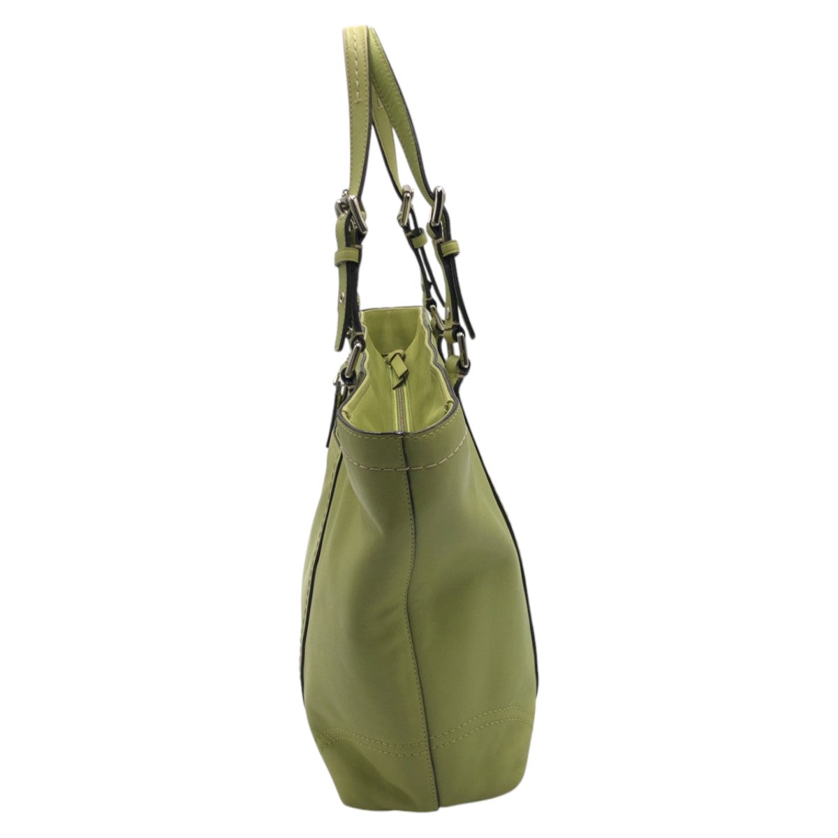 COACH コーチ グリーン ライトグリーン レザー B0959 F13098 トートバッグ ハンドバッグ  レディース