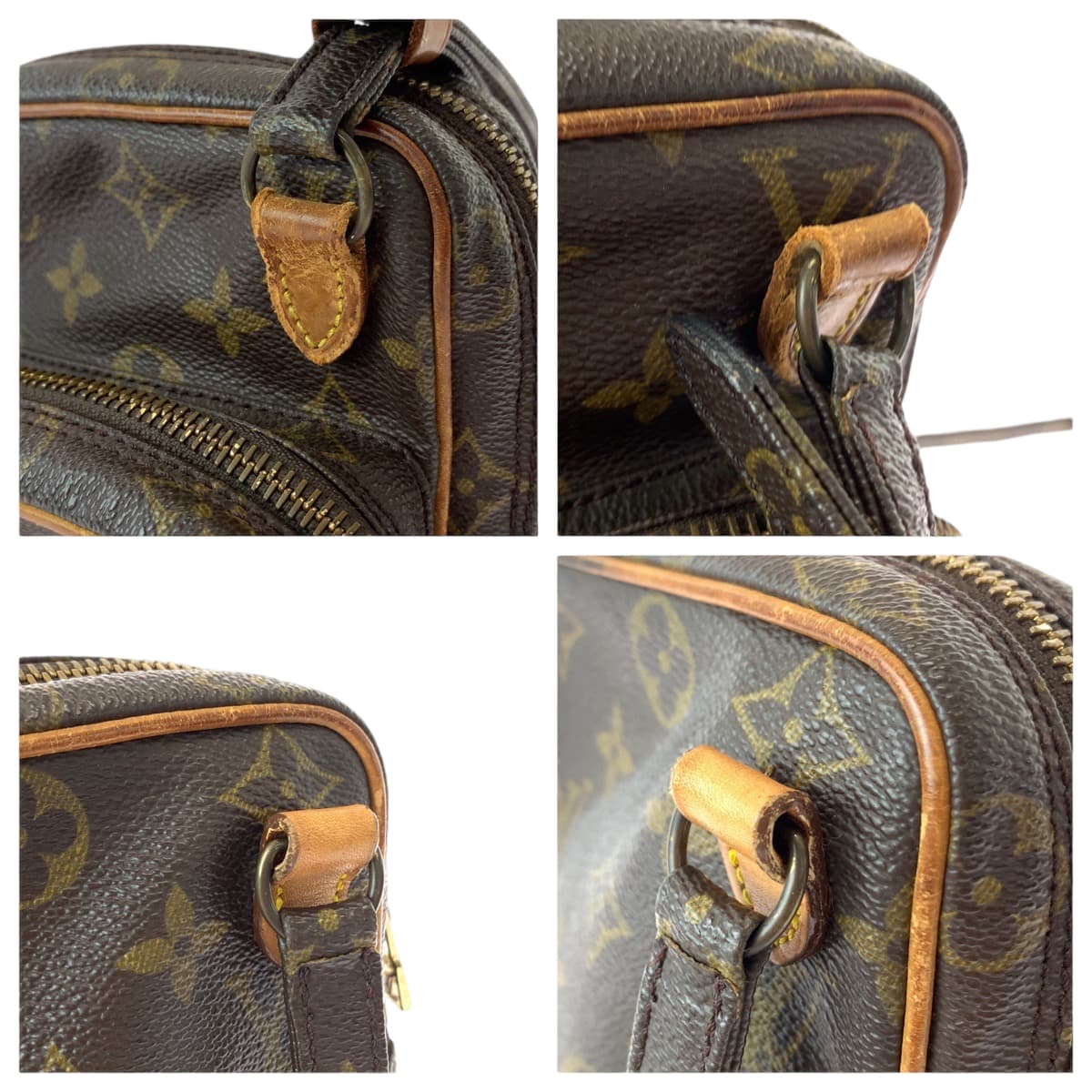 13142
LOUIS VUITTON ルイヴィトン モノグラム ミニアマゾン ブラウン ゴールド金具 PVC M45238 ショルダーバッグ 斜め掛け ポシェット  レディース